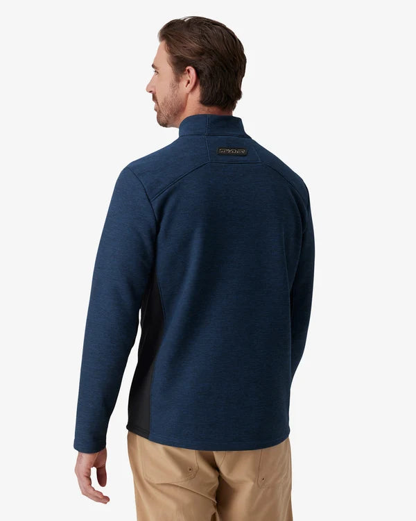 Men’s Bandit Sweater Fleece Jacket – Indigo Melange
