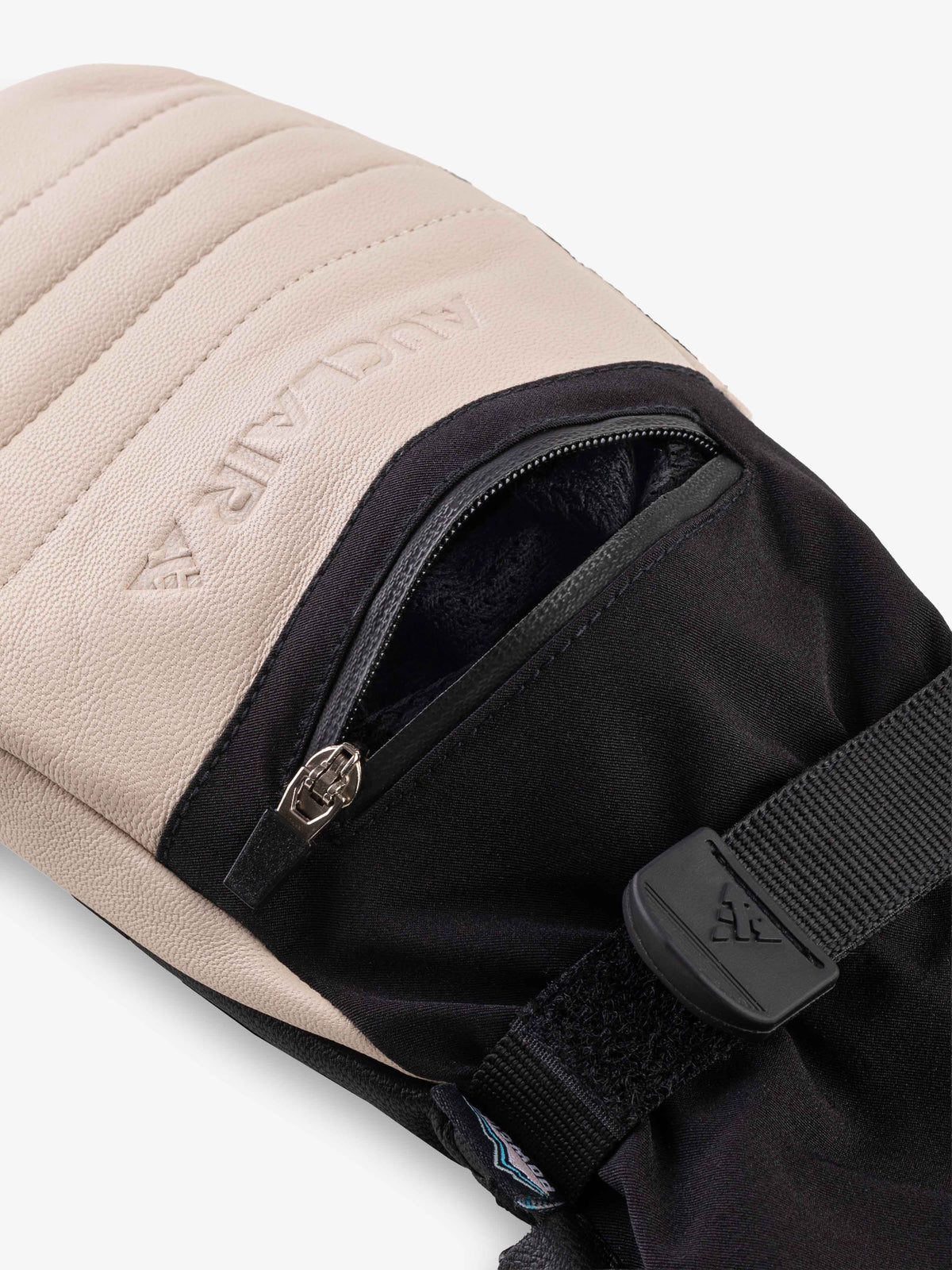 Women’s A-Peak 2-in-1 Mitts – Beige / Black