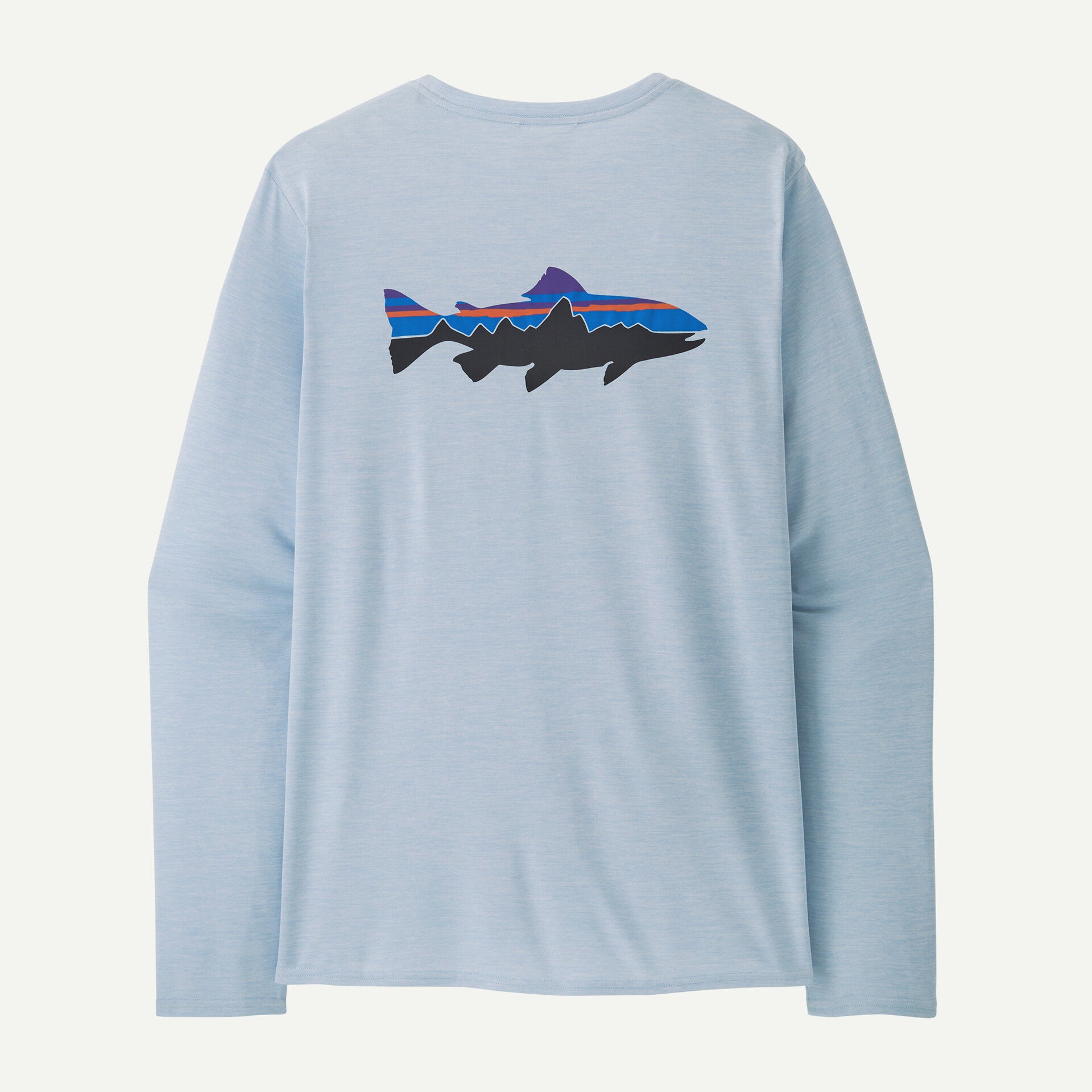 Men's Long-Sleeved Capilene Cool Daily Graphic Shirt - Waters