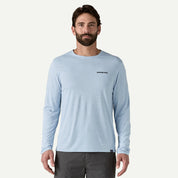 Men's Long-Sleeved Capilene Cool Daily Graphic Shirt - Waters