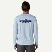 Men's Long-Sleeved Capilene Cool Daily Graphic Shirt - Waters