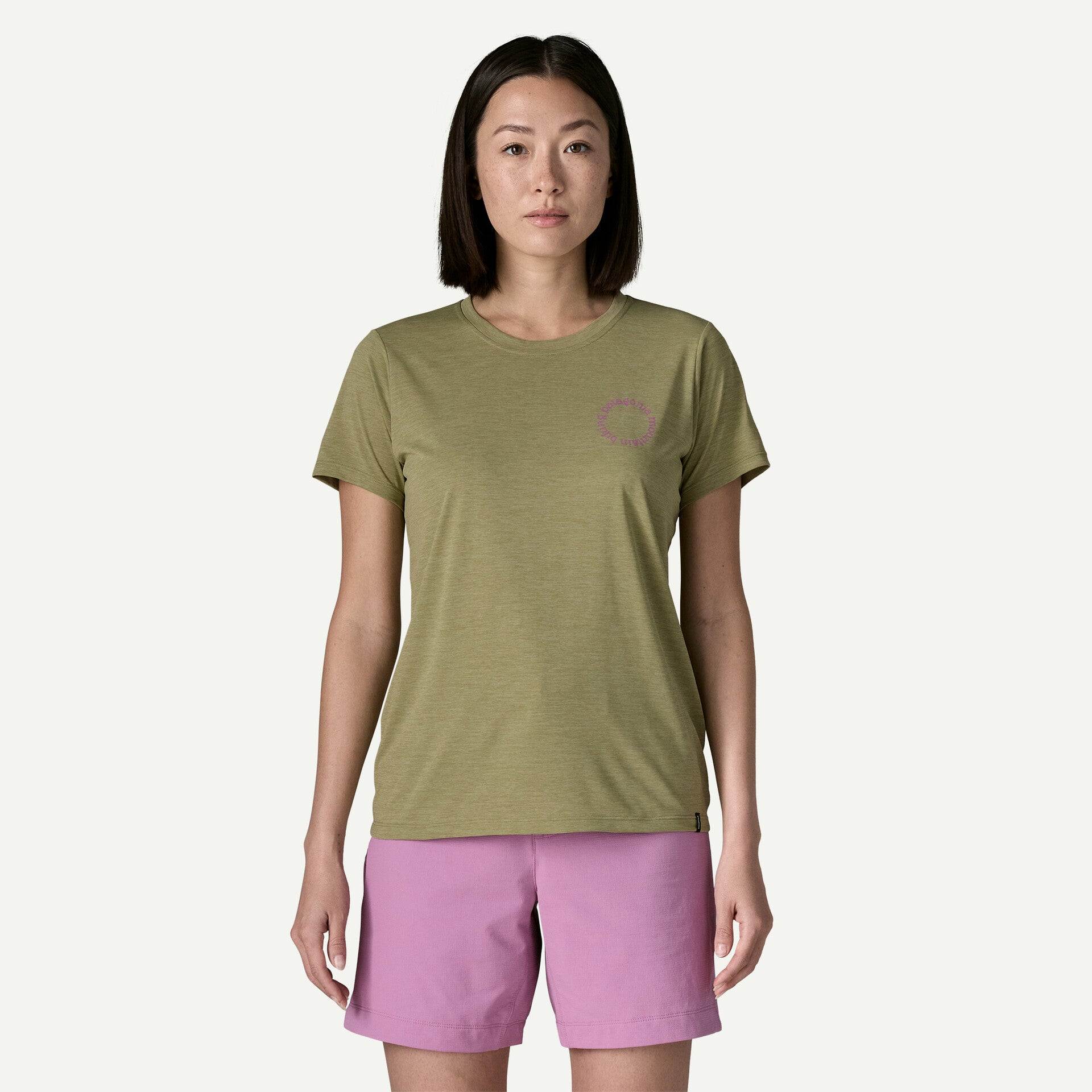 Women's Capilene Cool Daily Shirt - Spoke Stencil