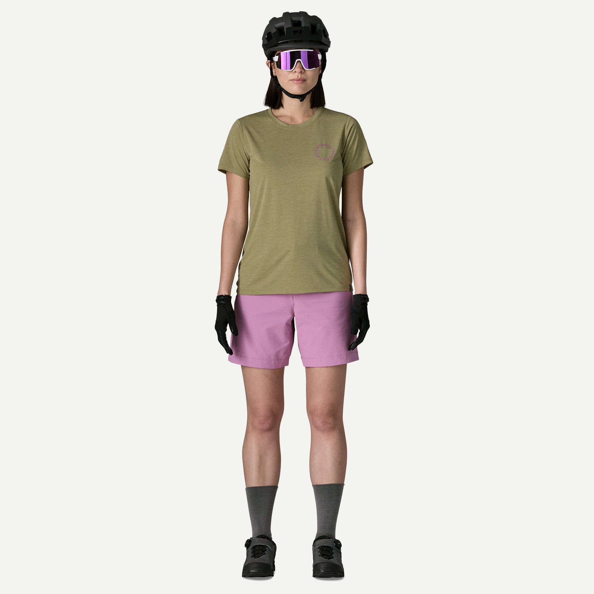 Women's Capilene Cool Daily Shirt - Spoke Stencil