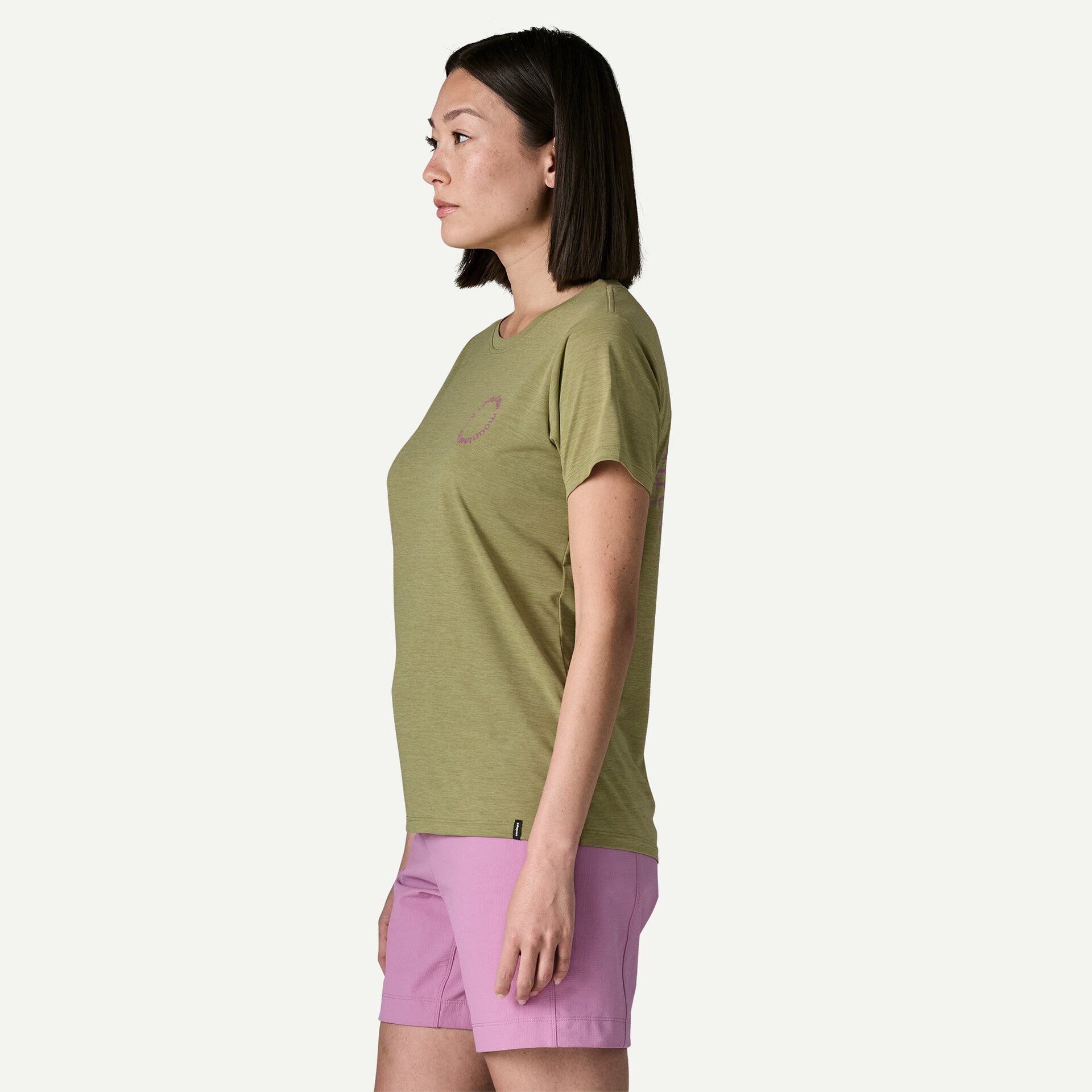 Women's Capilene Cool Daily Shirt - Spoke Stencil
