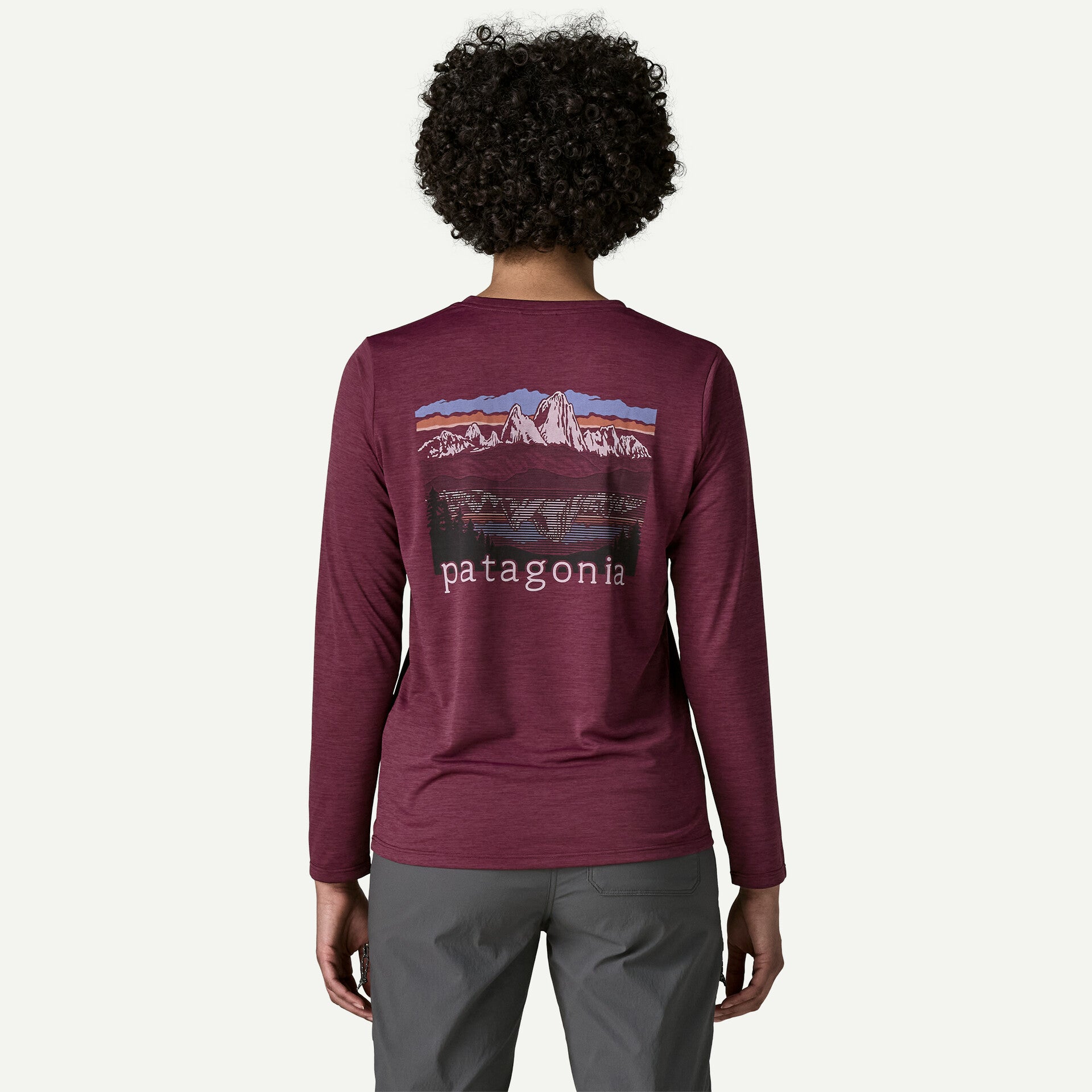 Women's Long-Sleeved Capilene Cool Daily Shirt - Fitz Roy Foothills