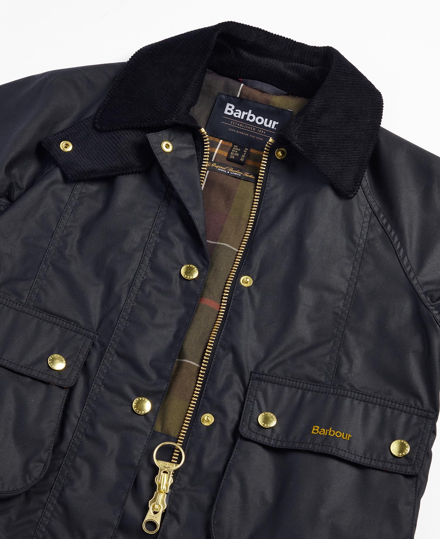 Women's Cropped Beadnell Waxed Jacket