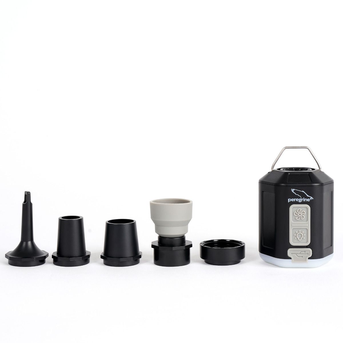 Pocket Sleeping Pad Pump and Lantern