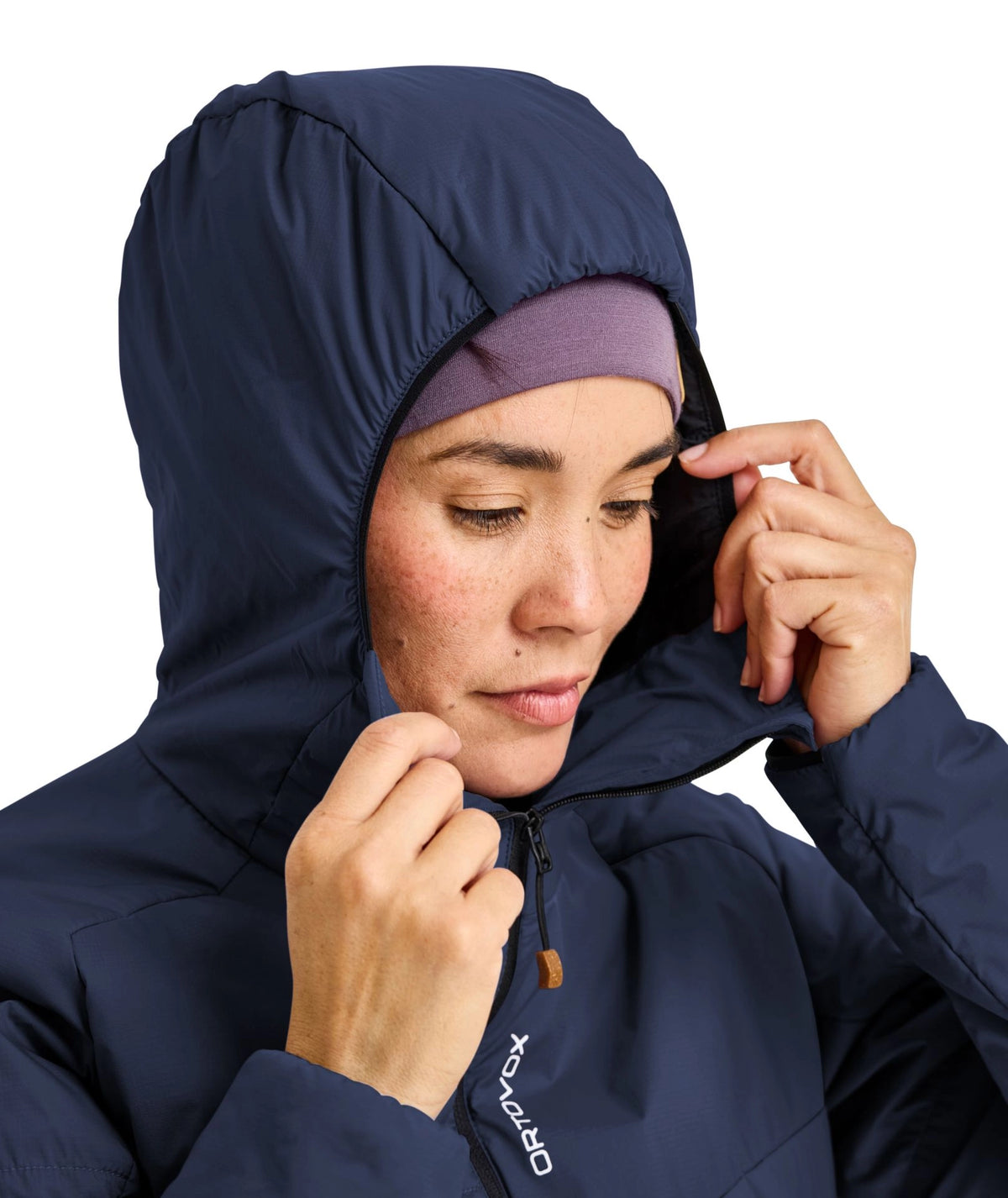 Women’s Swisswool Piz Duan Jacket – Blue Nunatak