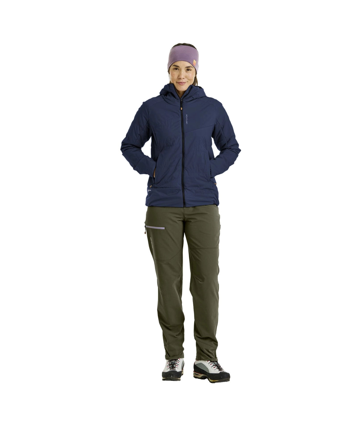Women’s Swisswool Piz Duan Jacket – Blue Nunatak