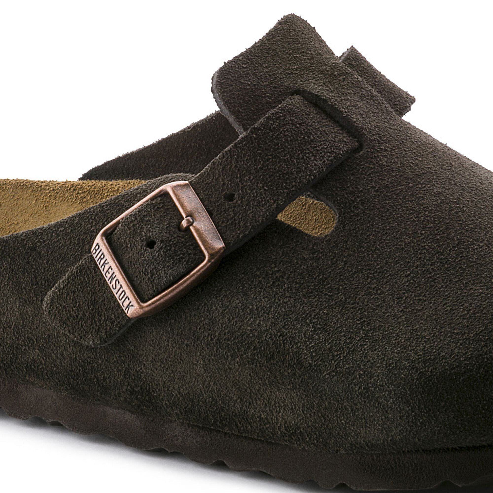 Boston Soft Footbed Suede Leather Sandals