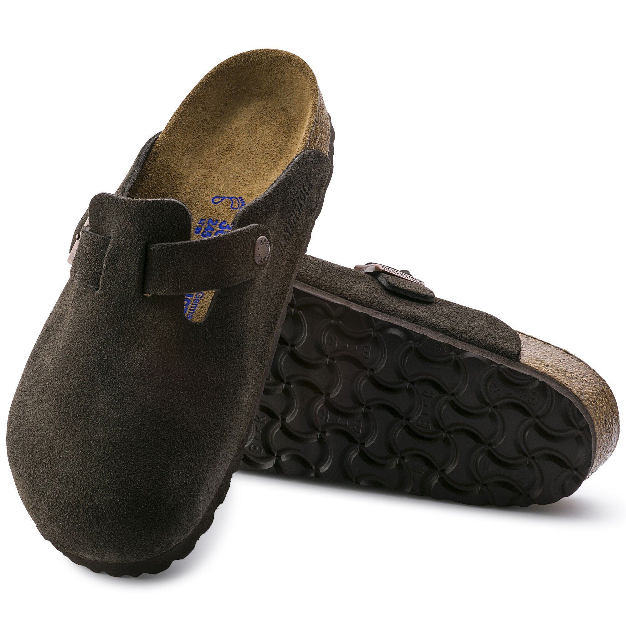 Boston Soft Footbed Suede Leather Sandals