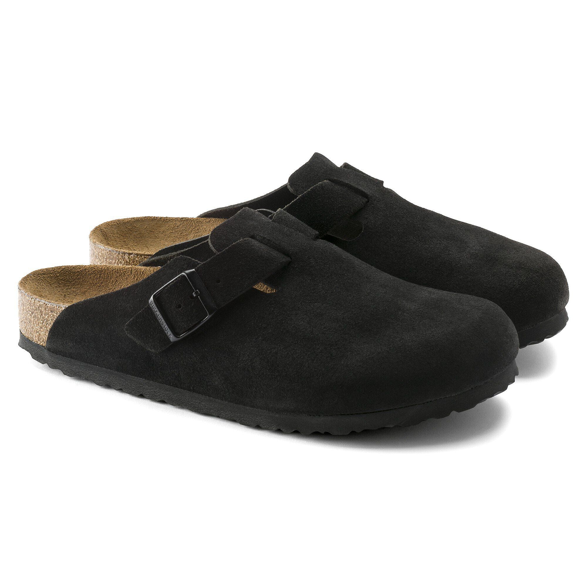 Boston Soft Footbed Suede Leather Sandals