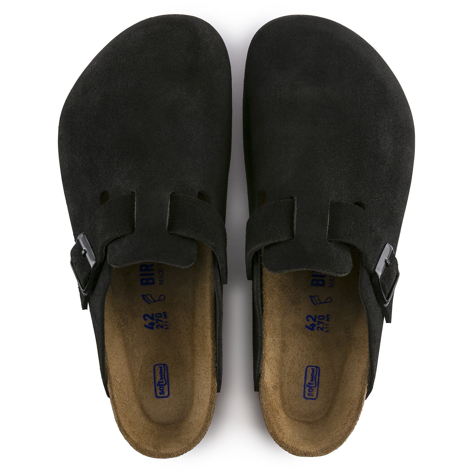 Boston Soft Footbed Suede Leather Sandals