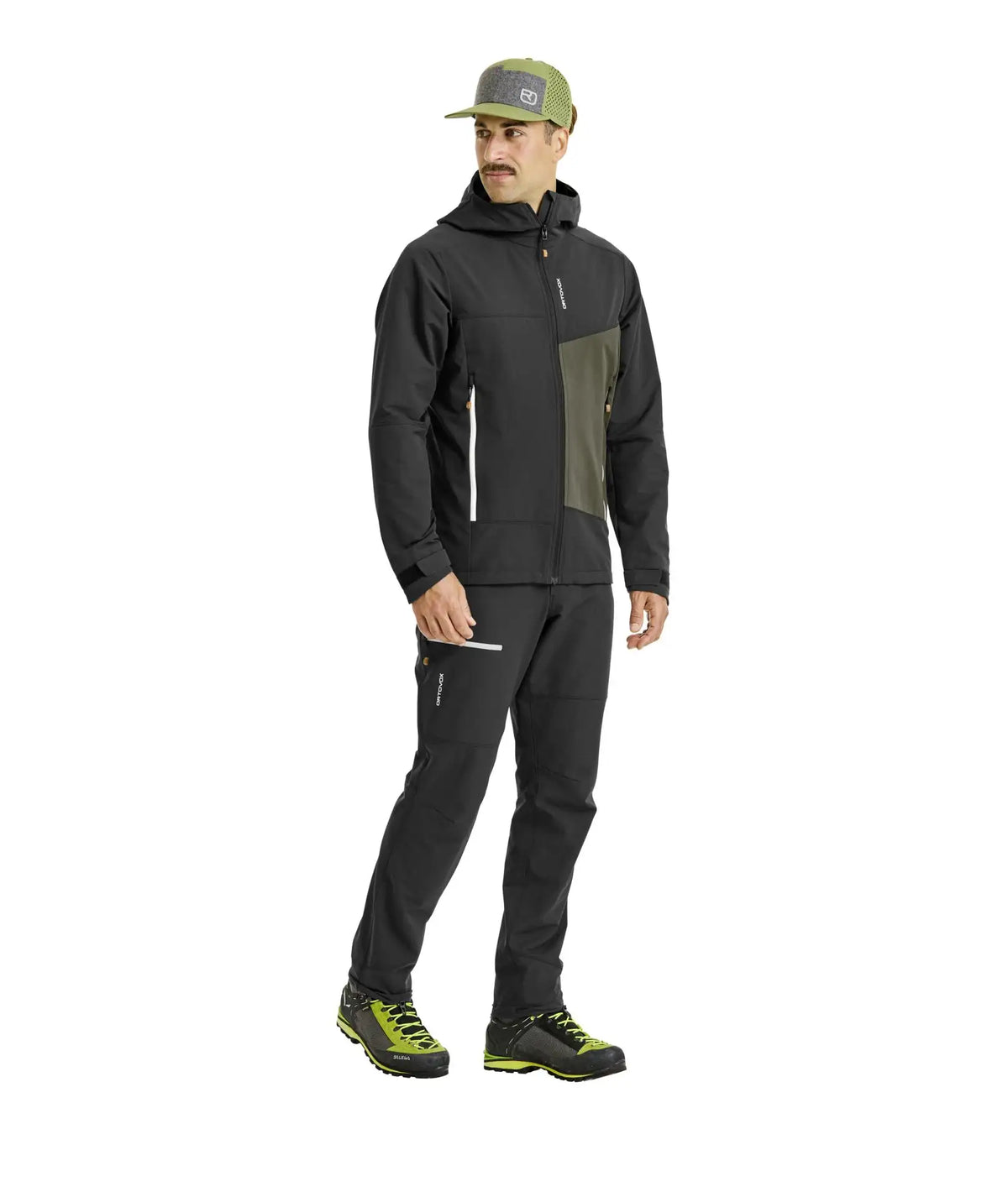 Men’s Seceda Softshell Jacket – Black Raven