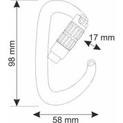 Orbit 2Lock Carabiner