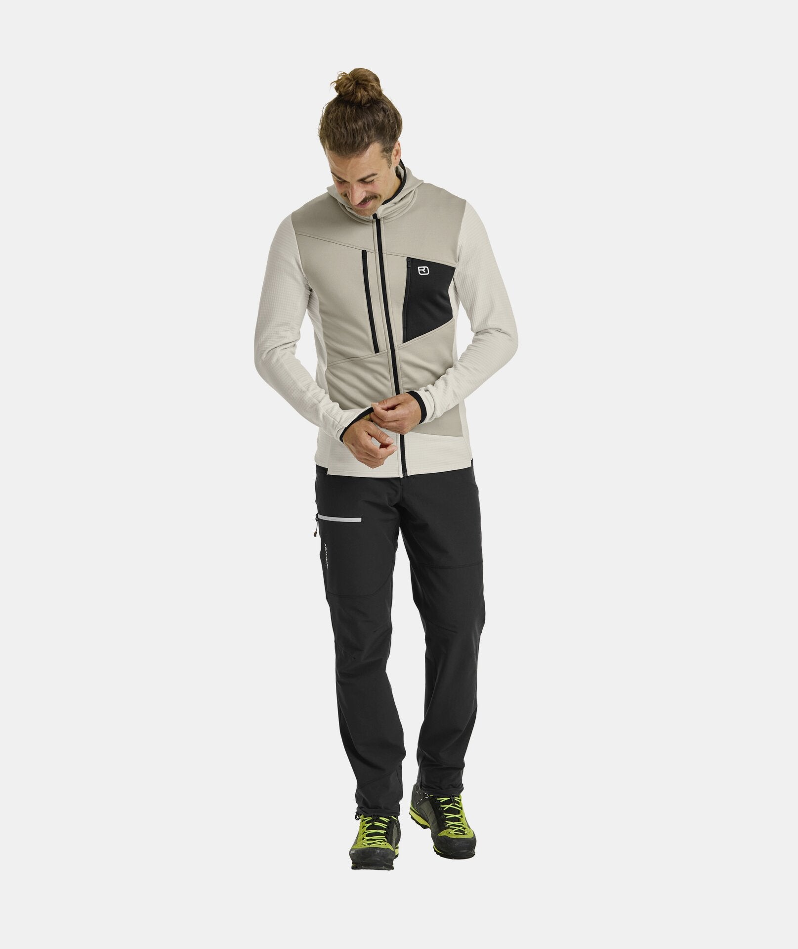 Men's Fleece Grid Hoody
