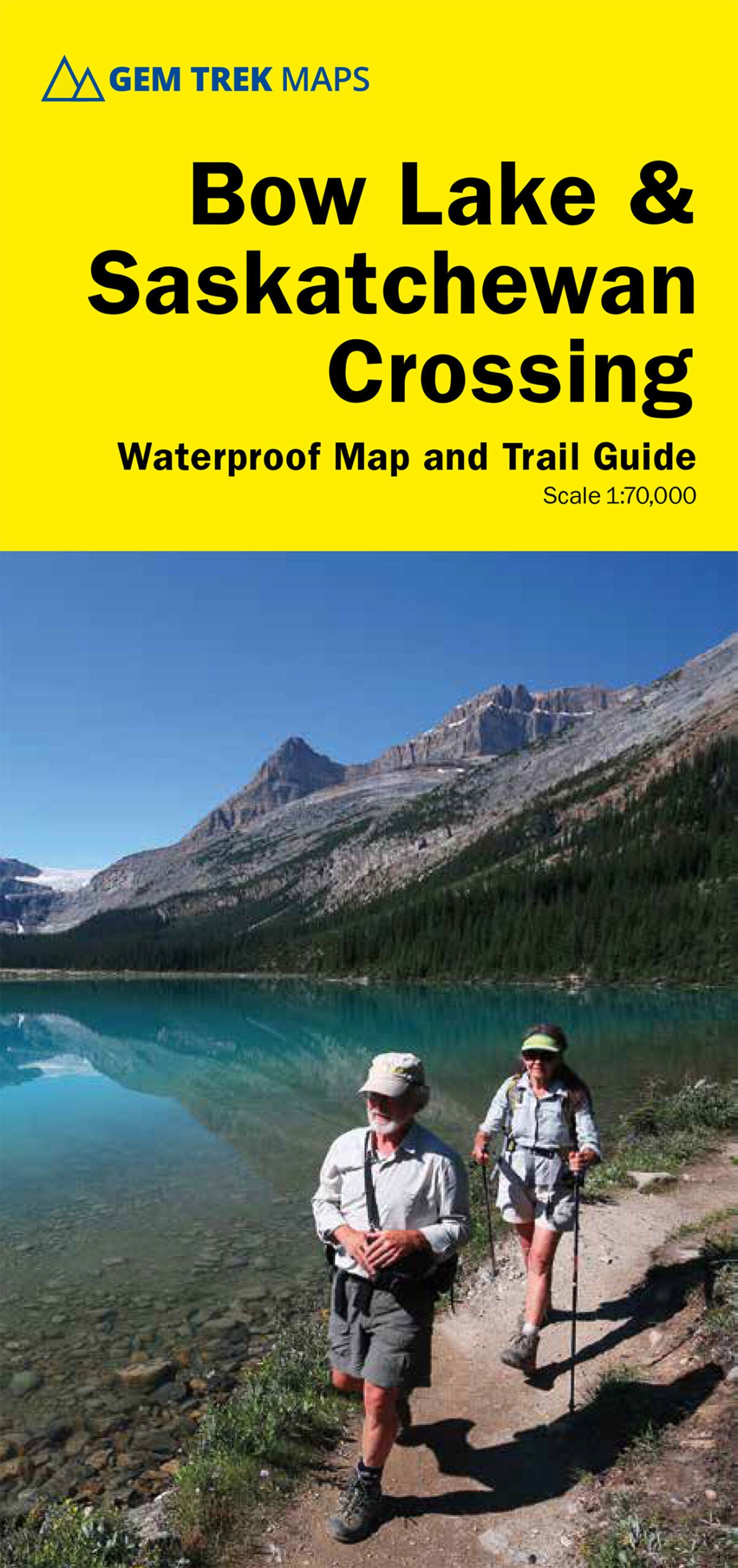 Bow Lake & Saskatchewan Crossing Map