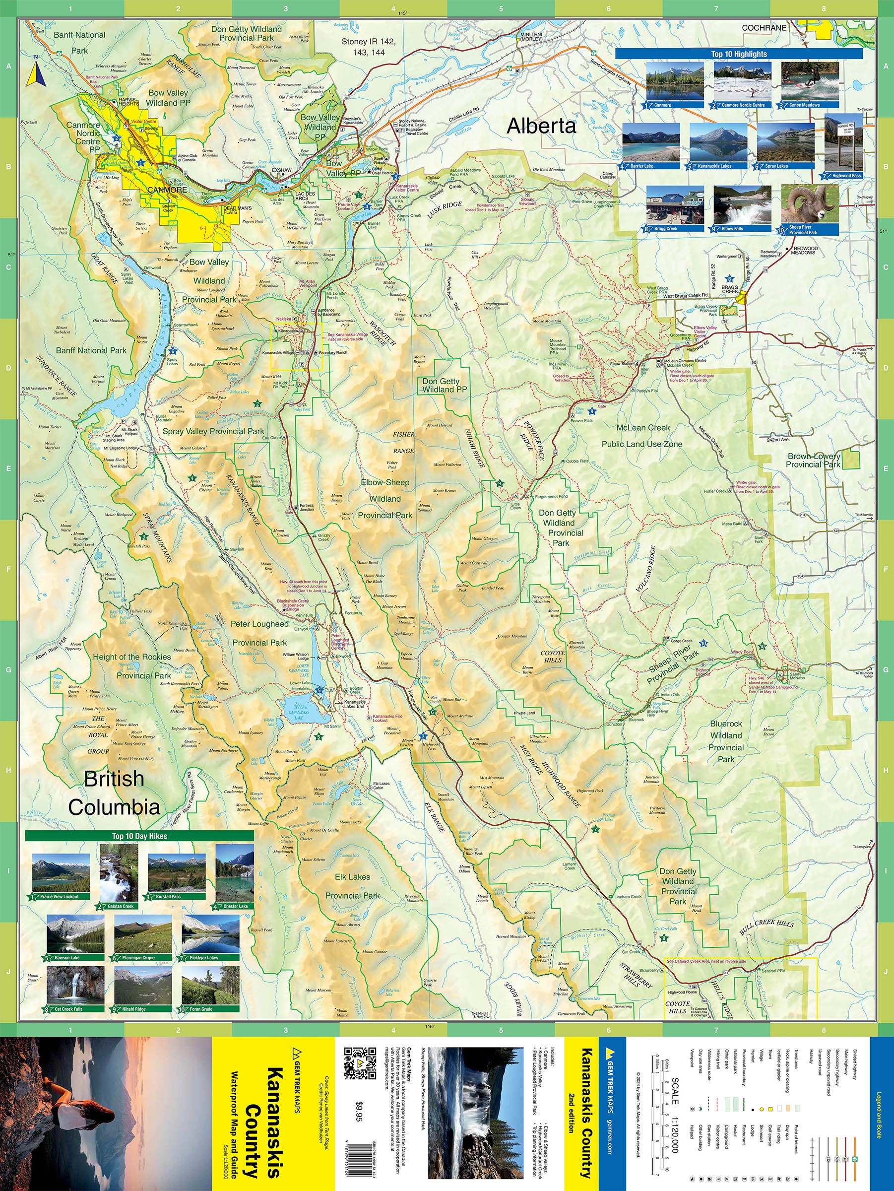 Kananaskis Country Map