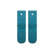 Teal Light Crew Socks