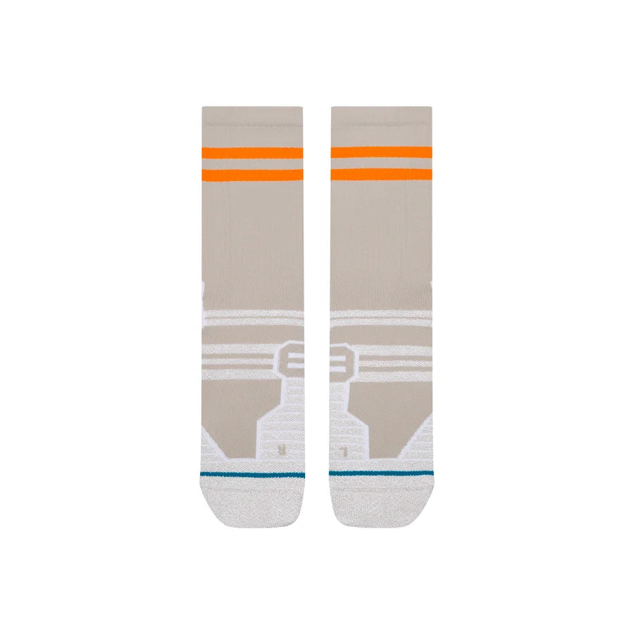 Fusion Grip Splatter Crew Socks
