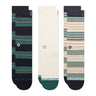 Caesar Stripe Crew Socks 3 Pack