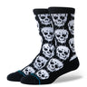 Static Skull Crew Socks