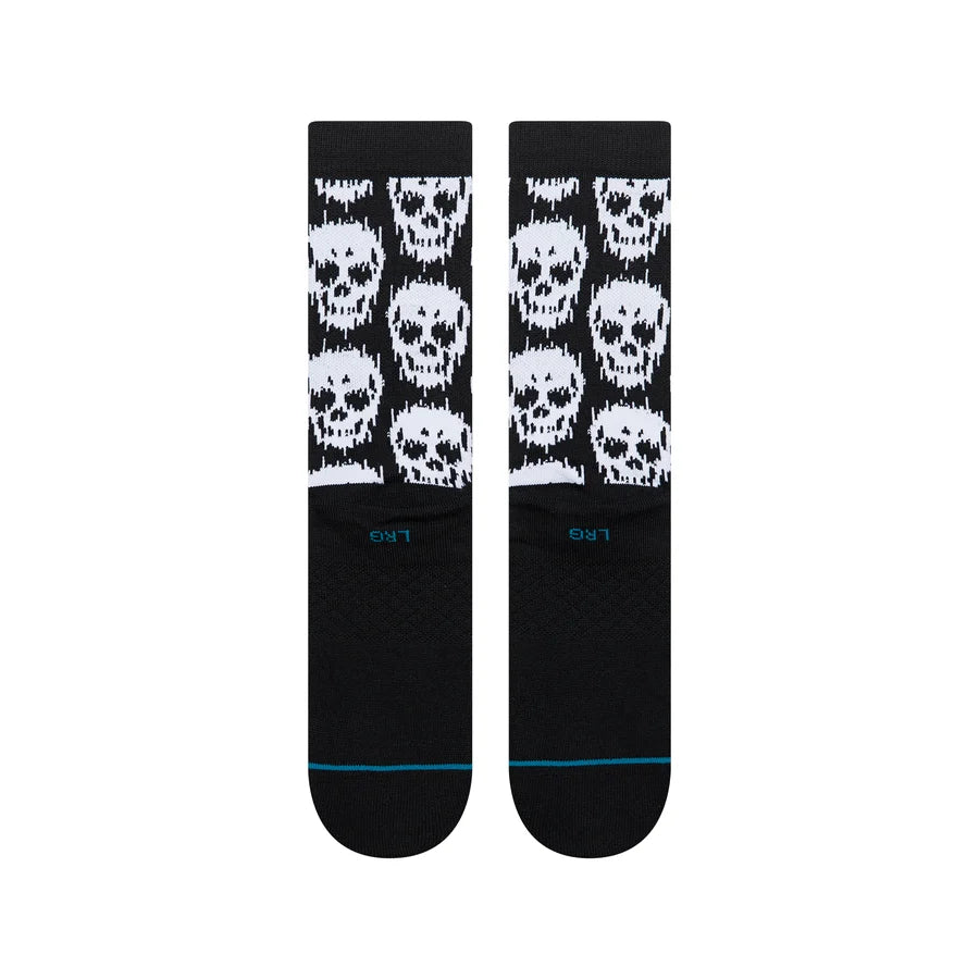 Static Skull Crew Socks