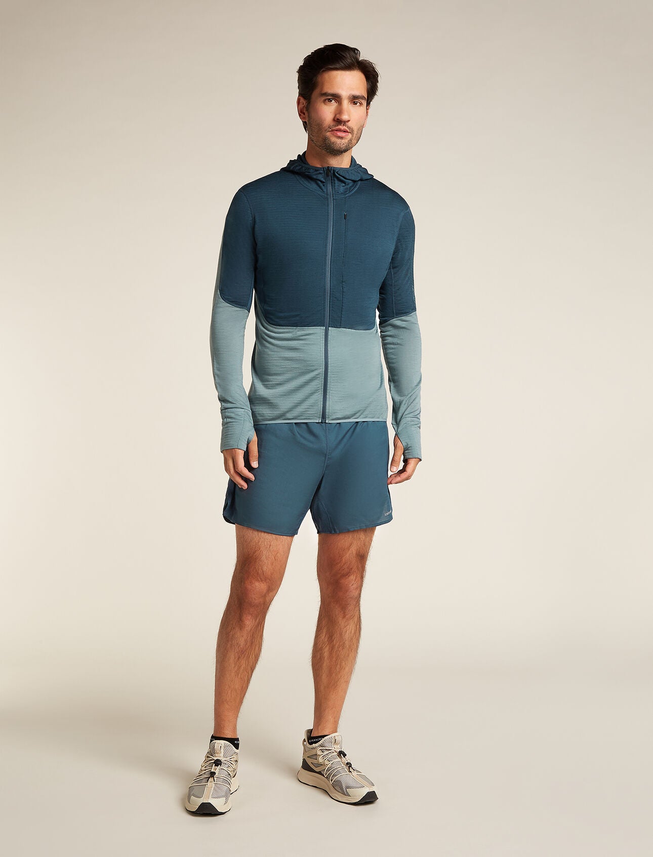 Men's Merino Blend 200 Realfleece Descender LS Zip Hoodie (Past Season)