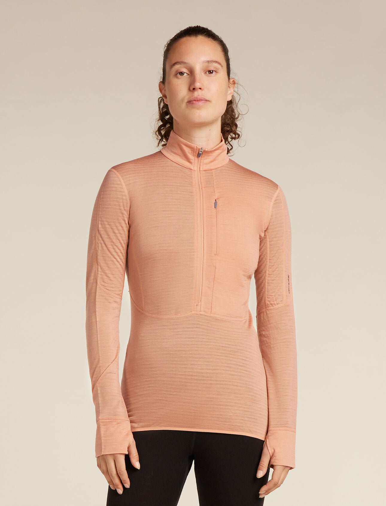 Women's Merino Blend 200 Realfleece Descender Long Sleeve Half Zip Jacket