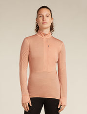Women's Merino Blend 200 Realfleece Descender Long Sleeve Half Zip Jacket