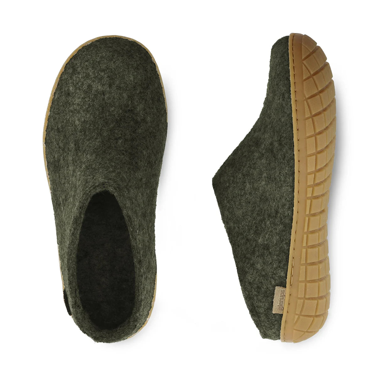 Rubber Sole Slip-On Slippers
