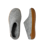 Rubber Sole Slip-On Slippers