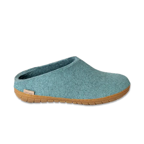 Rubber Sole Slip-On Slippers