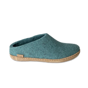 Leather Sole Slip-On Slippers