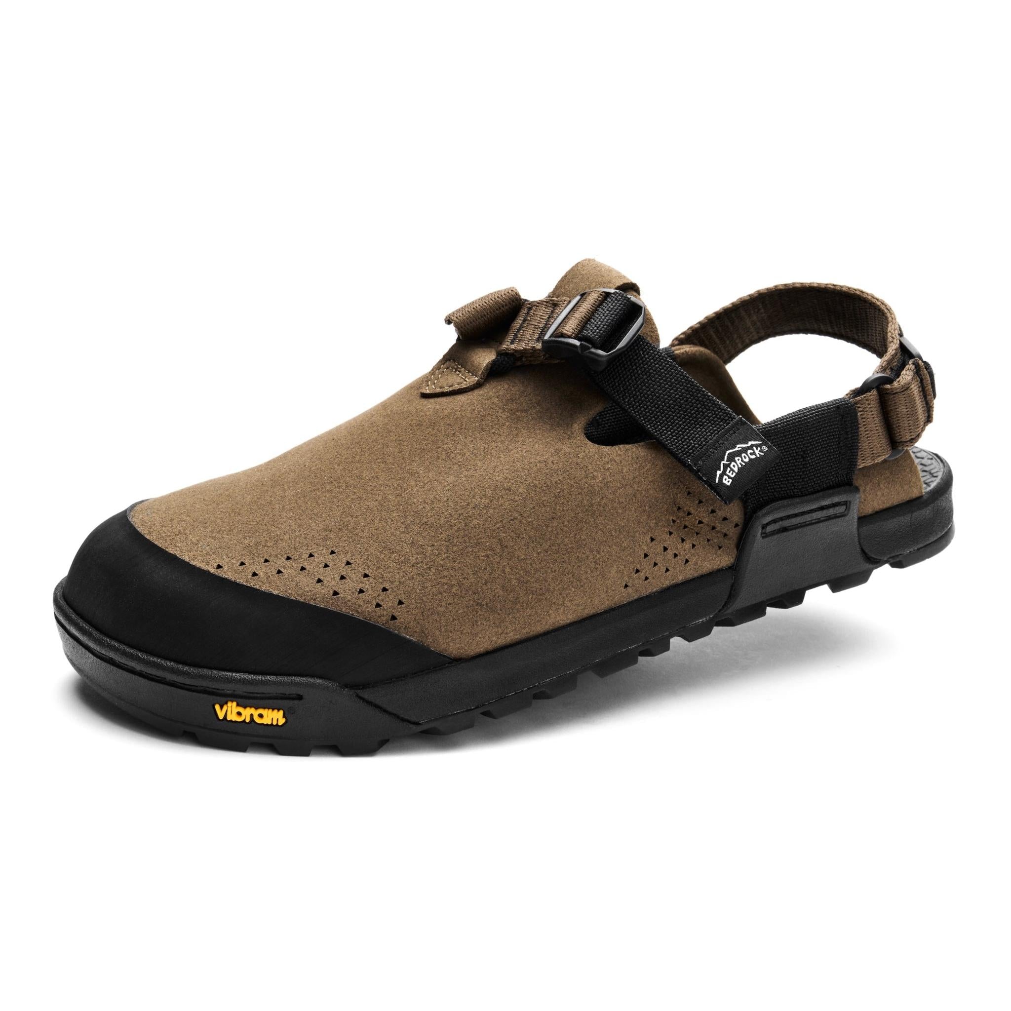 Mountain Clog Synthetic Suede Sandals