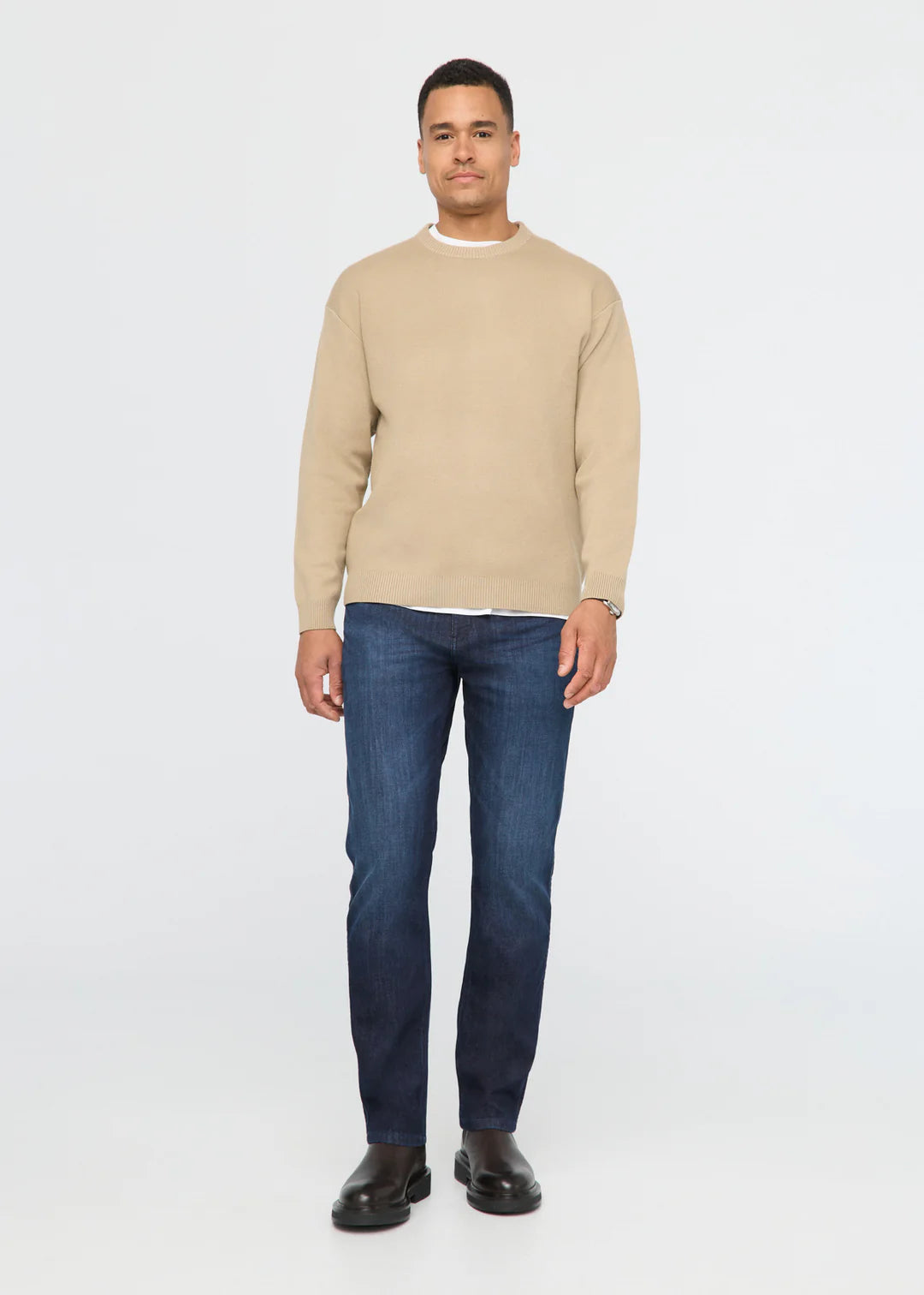 Men's Performance Denim Athletic Straight Pants (Past Season)