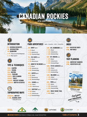 Canadian Rockies Backroad Mapbook | 4th Edition