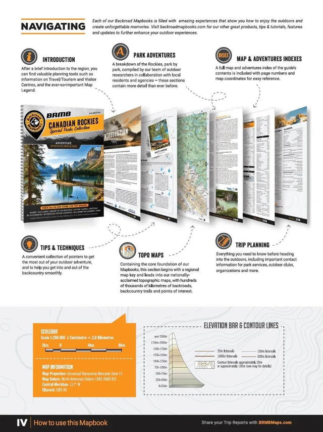 Canadian Rockies Backroad Mapbook | 4th Edition