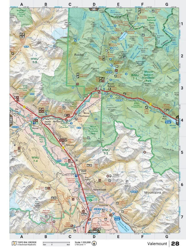 Canadian Rockies Backroad Mapbook | 4th Edition