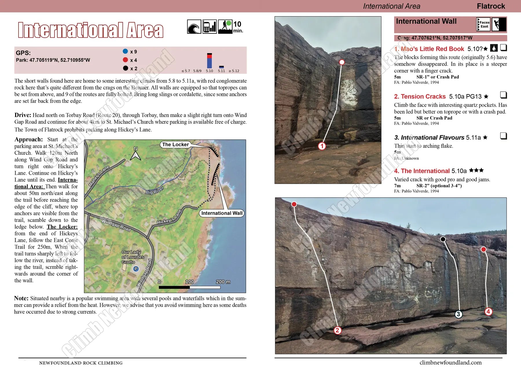 Newfoundland Rock Climbing Guidebook