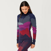 Women's Karine Seamless Zip Neck Top