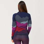 Women's Karine Seamless Zip Neck Top