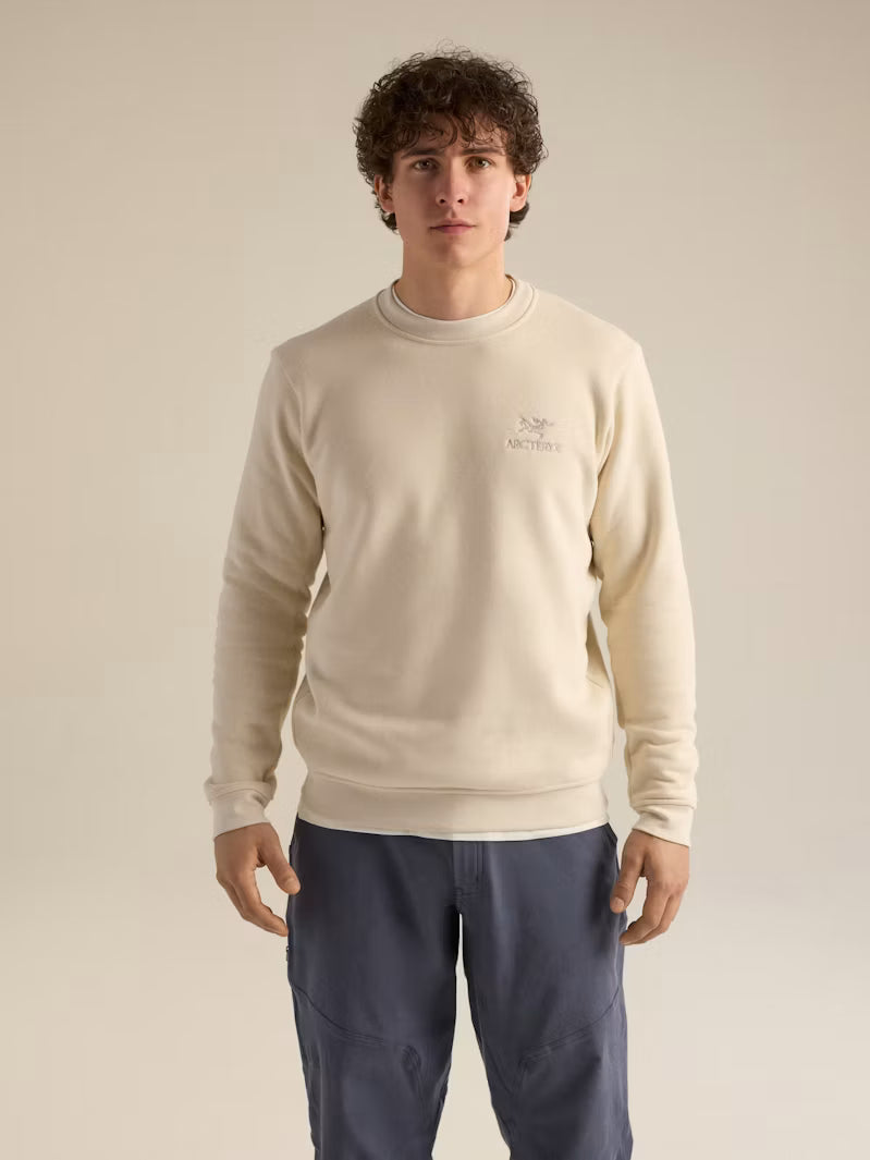 Men's Emblem Fleece Crew Neck Pullover