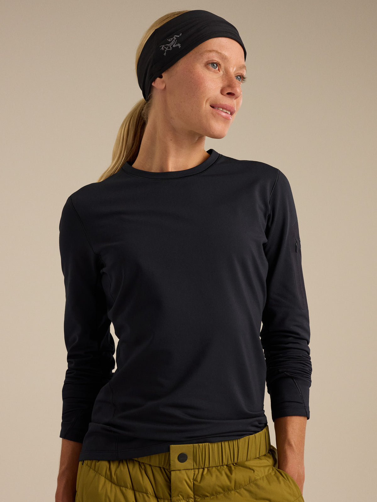 Women’s Rho Crew Neck LS product image