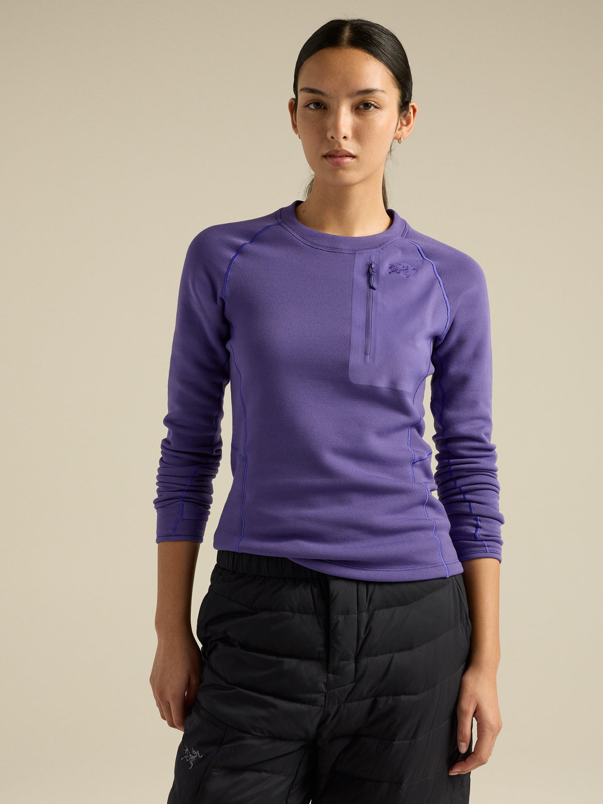 Women’s Rho SV Crew Neck LS product image
