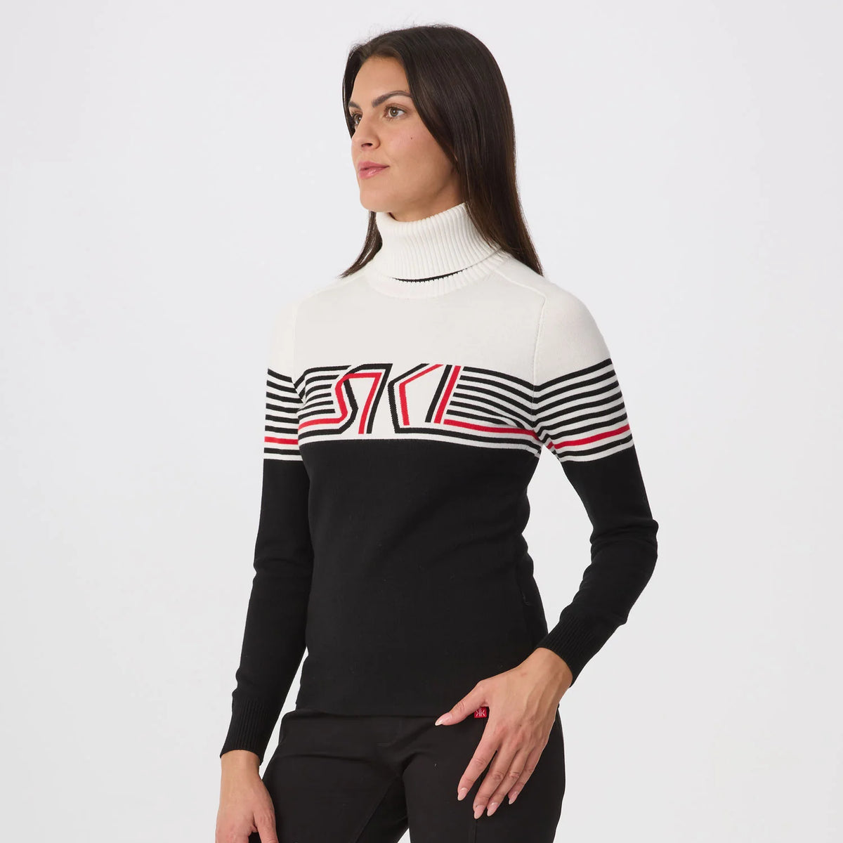 Women’s Slopeside Turtleneck – Black