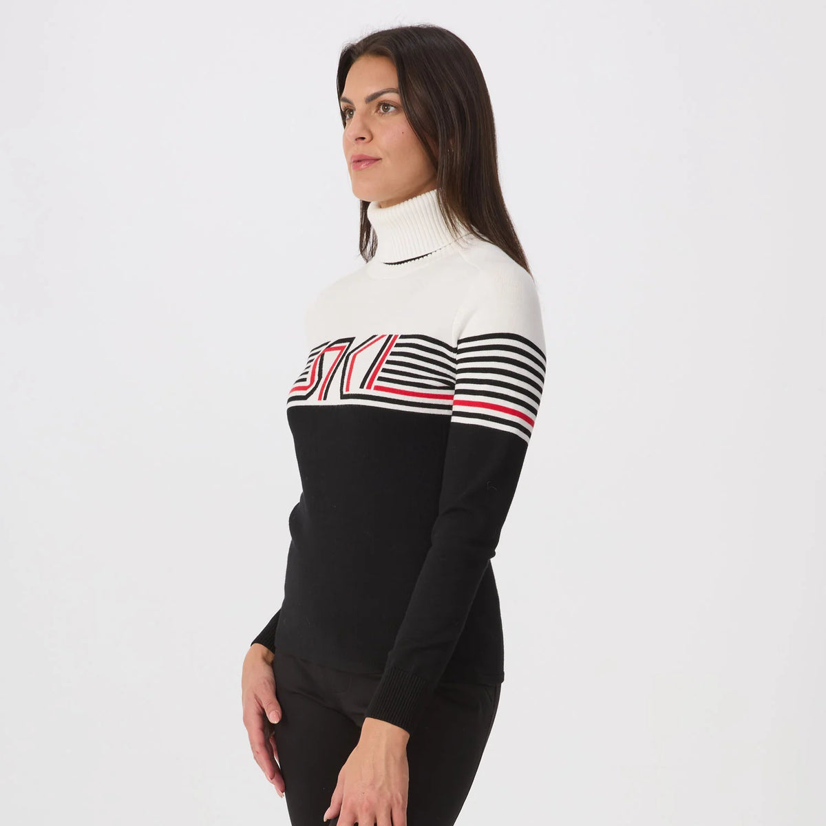 Women’s Slopeside Turtleneck – Black
