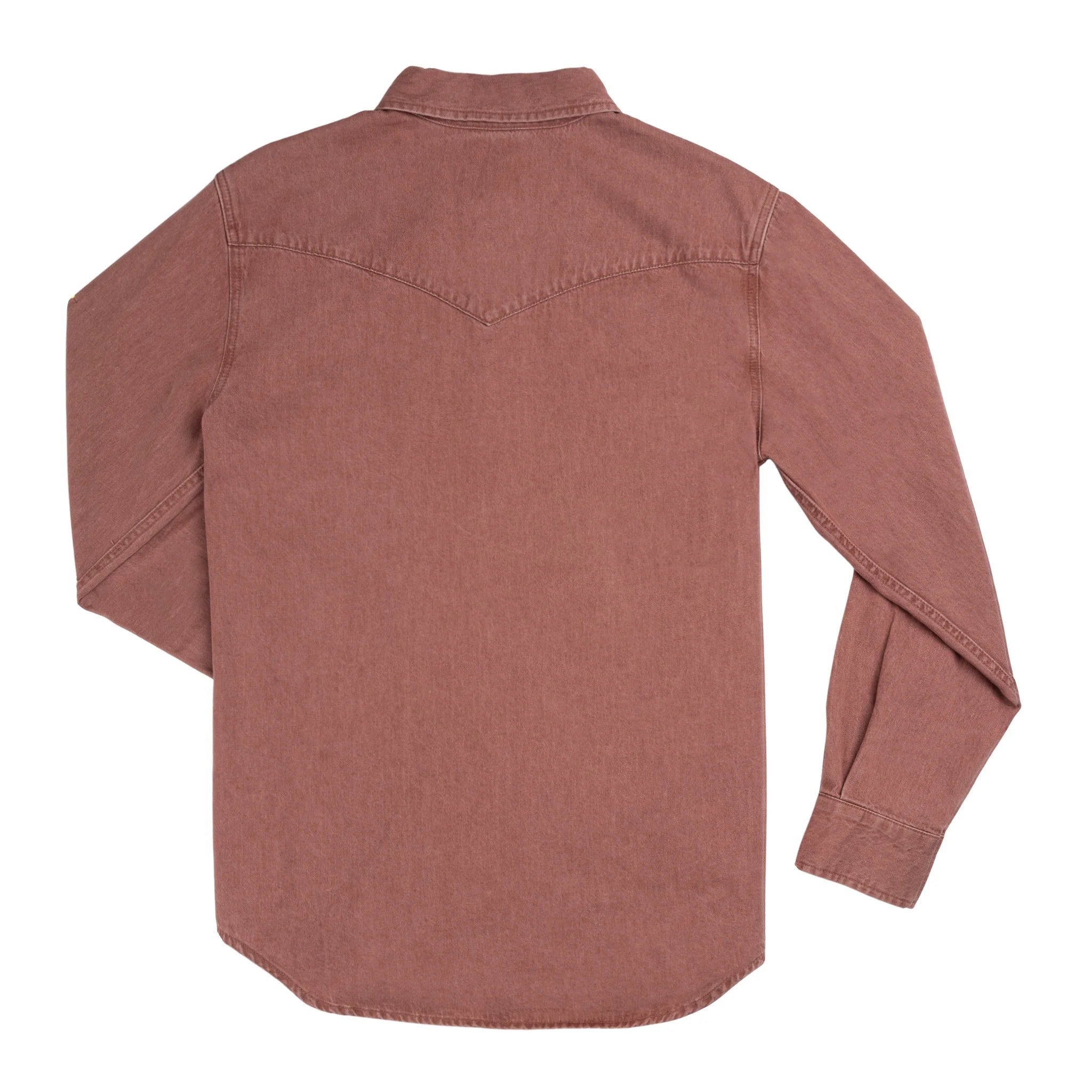 The Wyatt Pearl Snap Long Sleeve Denim Shirt