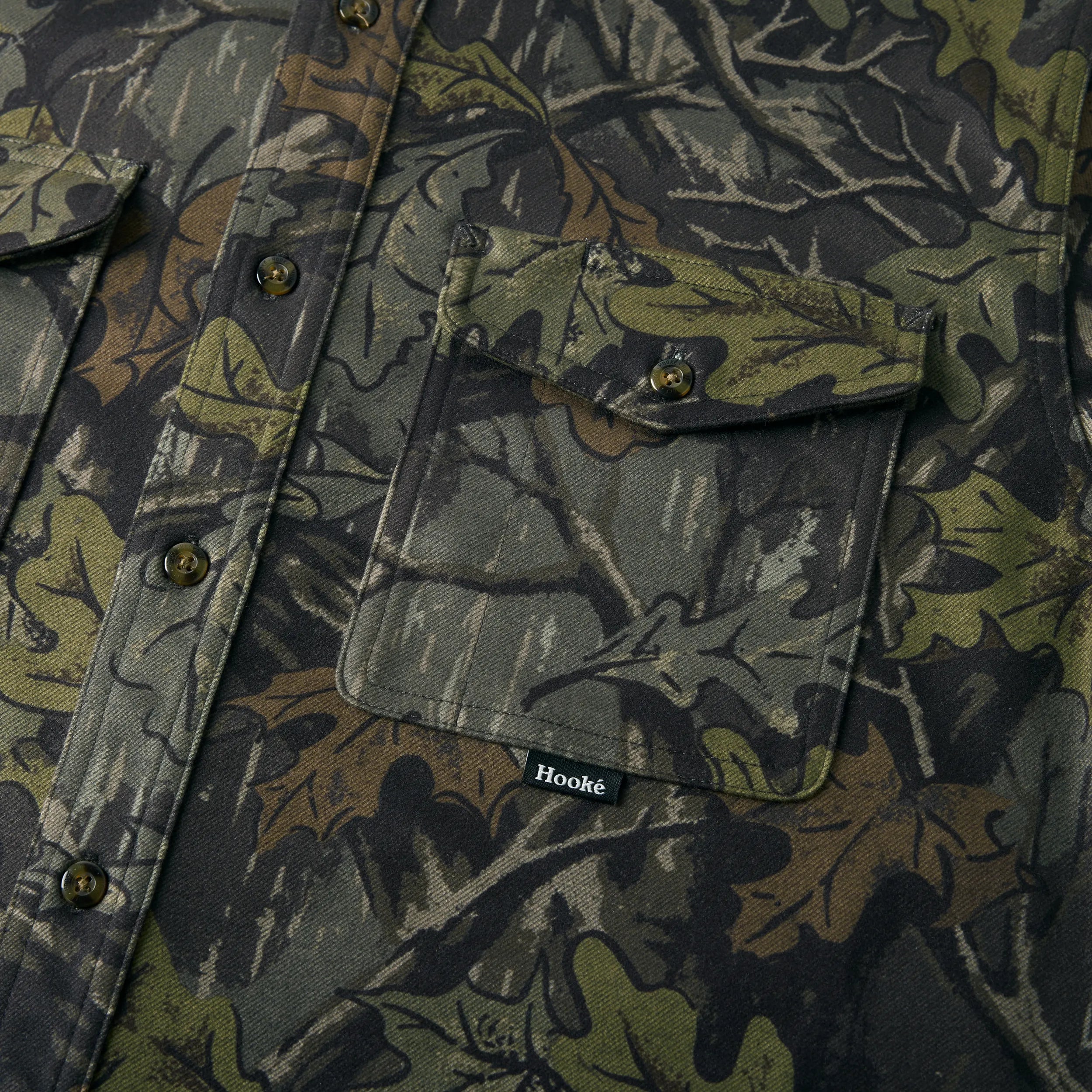 Men's Forest Camo Flannel Shirt
