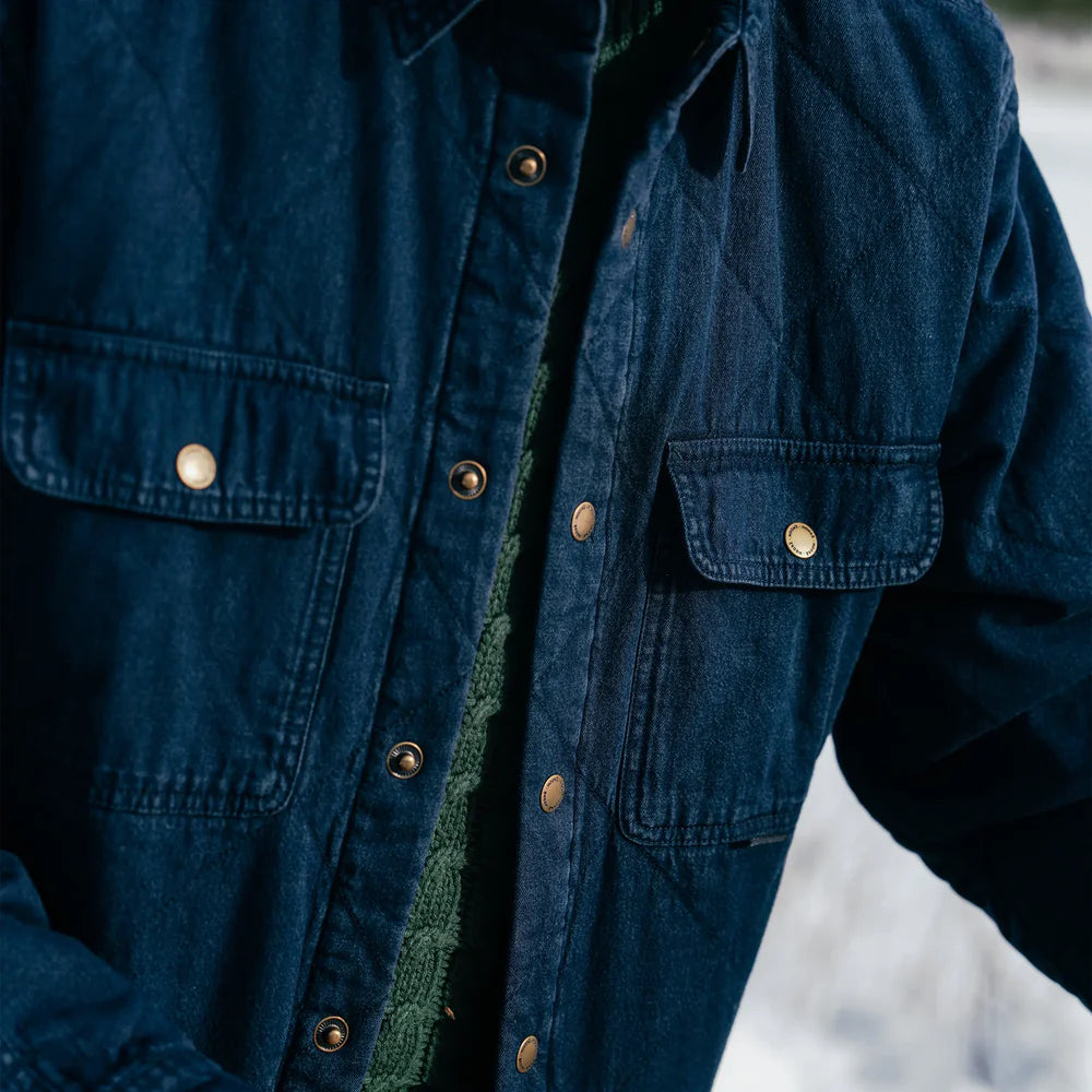 Men's Denim Quilted Jack Shirt
